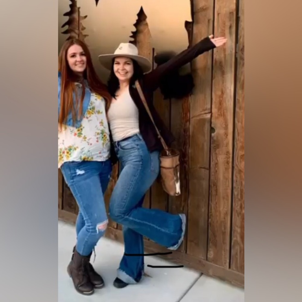 Sneak Peek Flare Jeans